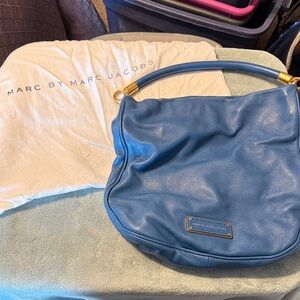 Marc by Marc Jacobs Teal Leather Hobo Bag